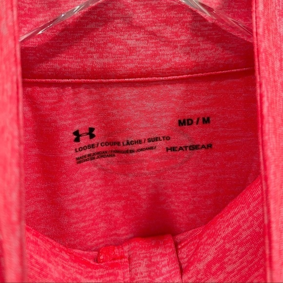 Under Armour Tech Twist 1/2 Zip Long Sleeve Red M - Picture 5 of 10